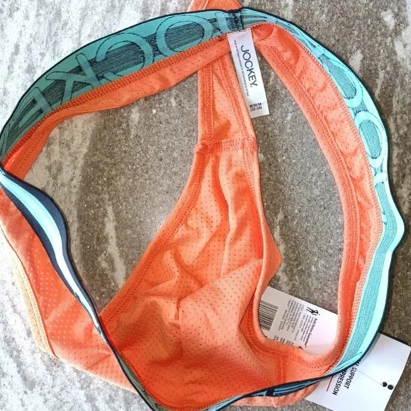 Jockey Sport Men's Stability Pouch Microfiber Thong Underwear New Size Medium - Picture 4 of 4